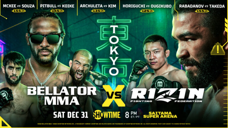 Fifth Fight Added to the Historic BELLATOR VS. RIZIN Event on New Year’s Eve