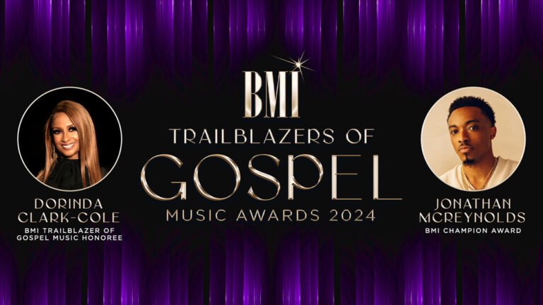 Dorinda Clark-Cole, Jonathan McReynolds To Be Honored at BMI’s Trailblazers of Gospel Music Awards