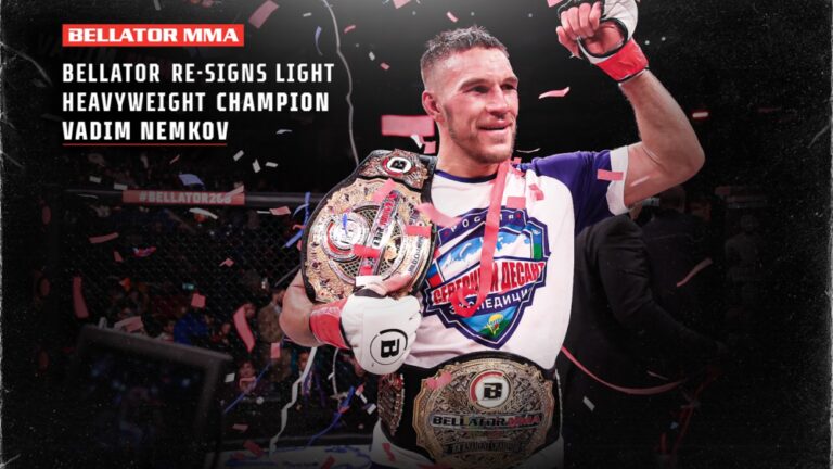 BELLATOR MMA Re-Signs No. 1 Light Heavyweight in the World, Vadim Nemkov