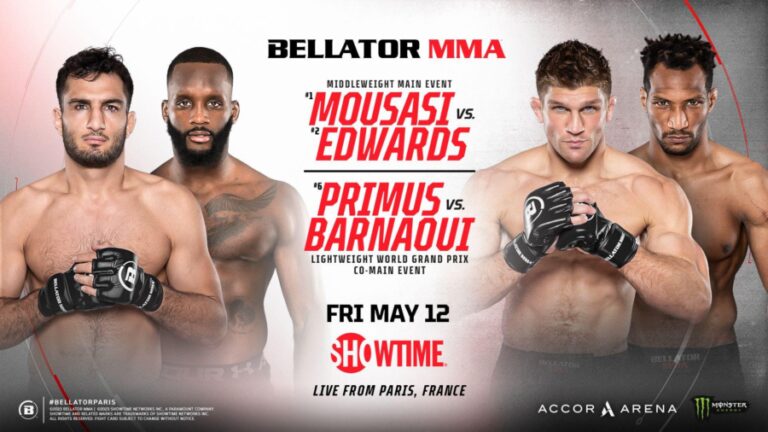 Former BELLATOR Champion Brent Primus Will Now Face Mansour Barnaouiin Lightweight World Grand Prix on May 12