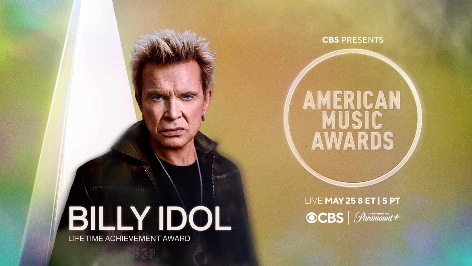 Billy Idol to Receive Lifetime Achievement Award, Give First-Ever AMAs Performance, LIVE on Memorial Day