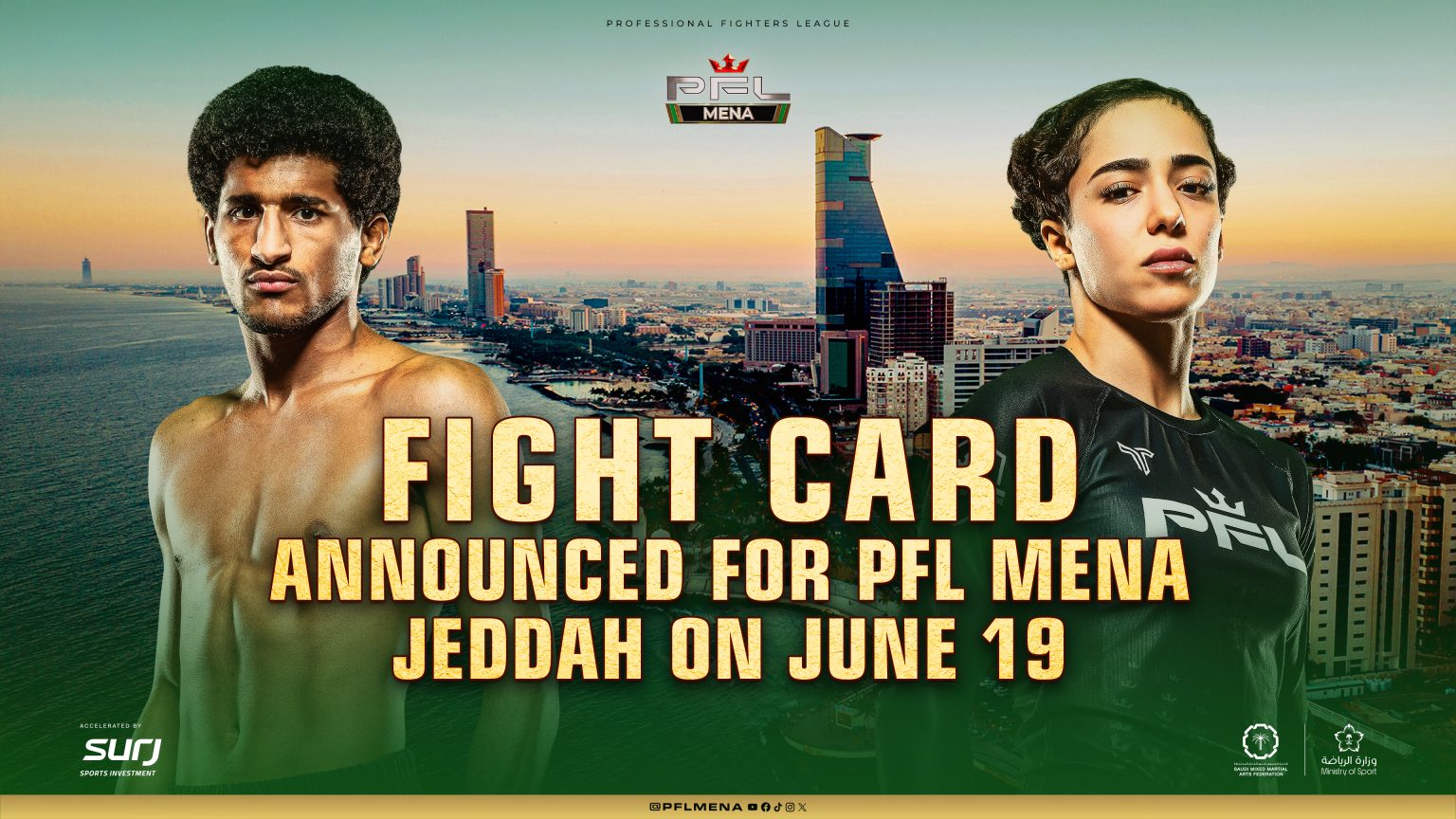 Jeddah Set for Action as PFL MENA Unveils Full Fight Lineup