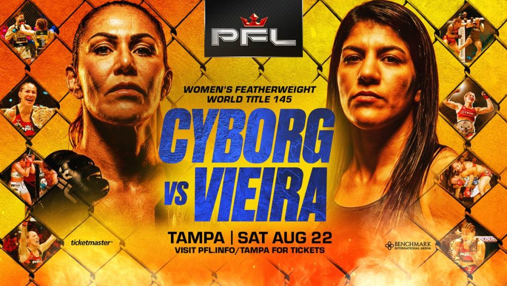 Cris Cyborg’s Retirement Fight Set for PFL Tampa Against Ketlen Vieira on August 22