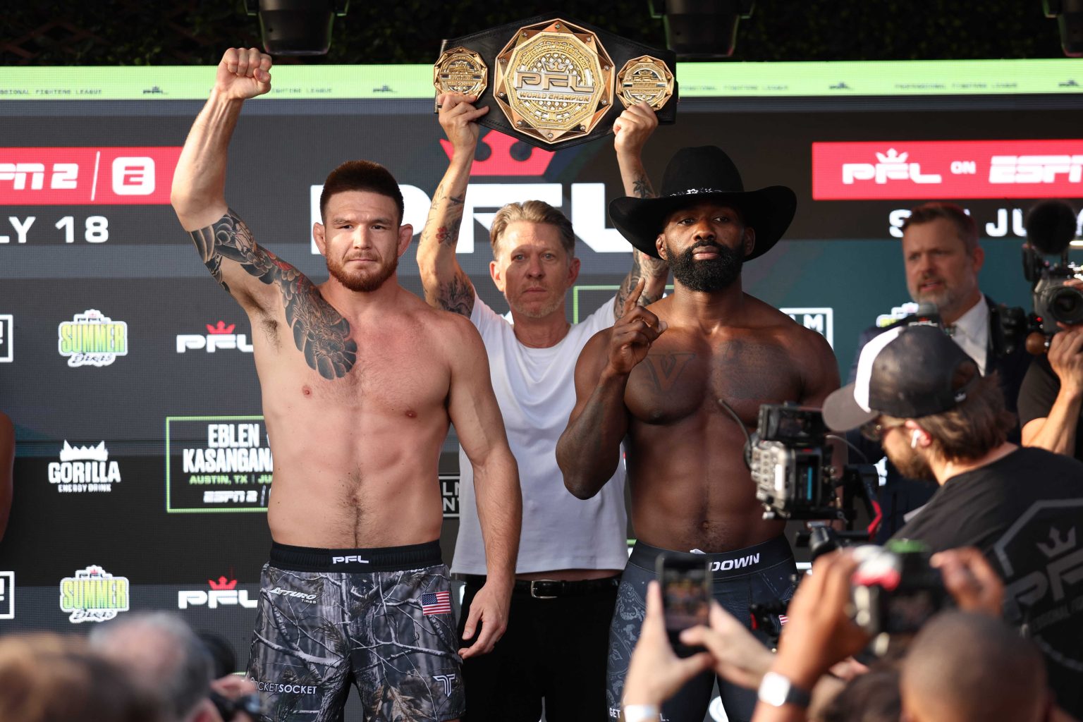 Johnny Eblen, Impa Kasanganay Set for PFL Interim Middleweight Title Fight