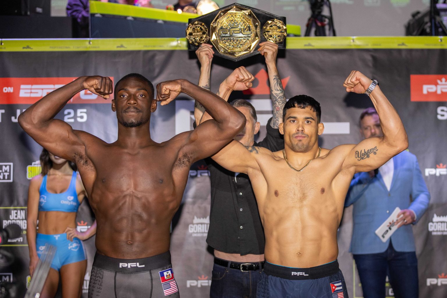 Thad Jean and Ernesto Rodriguez Make Weight for PFL Washington D.C. Title Fight