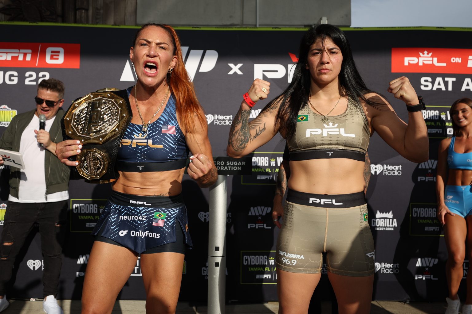 Cris Cyborg Makes Championship Weight, Ketlen Vieira Misses at PFL Tampa