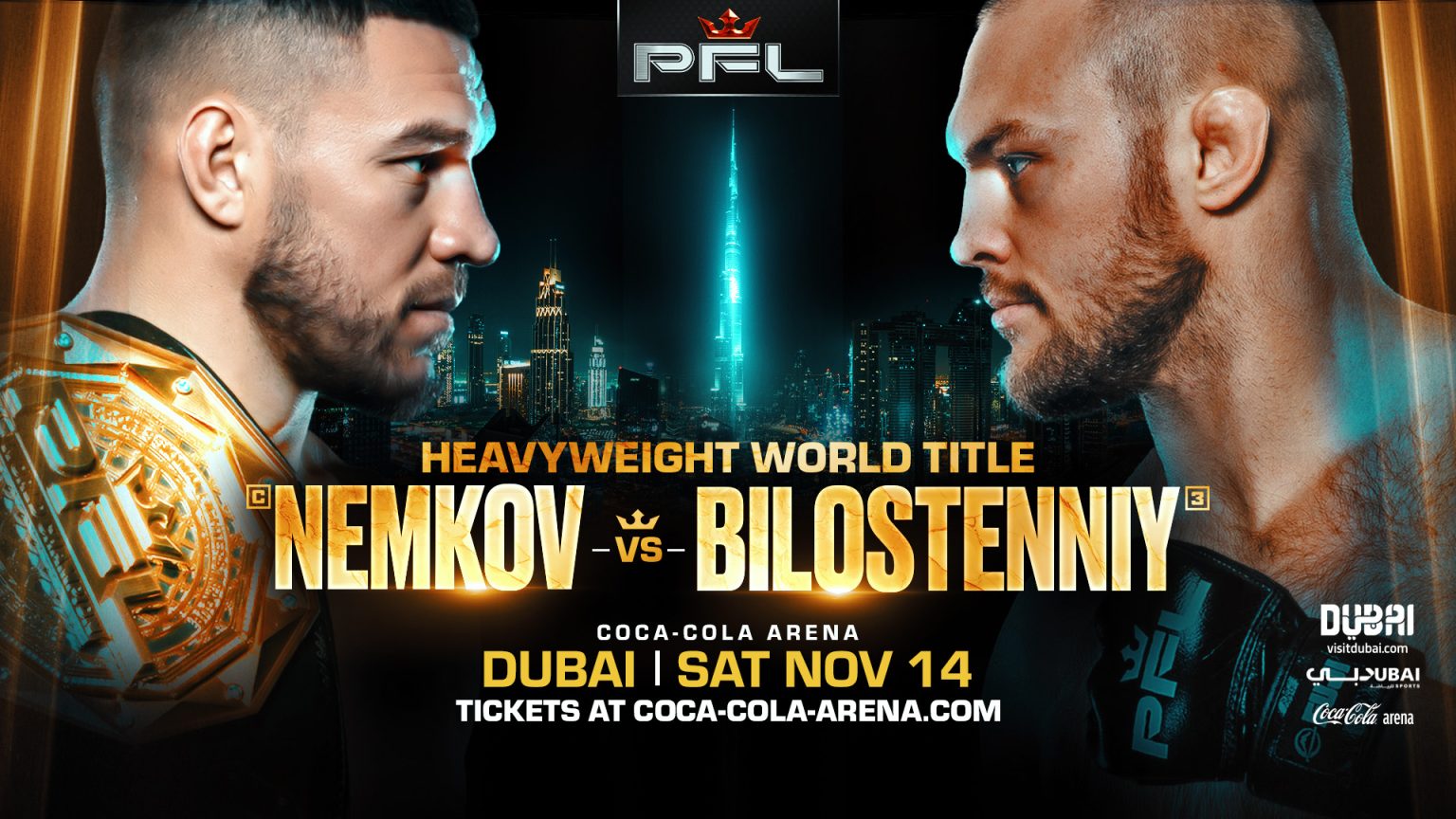 Vadim Nemkov and Sergei Bilostenniy Set for Heavyweight Showdown at PFL Dubai